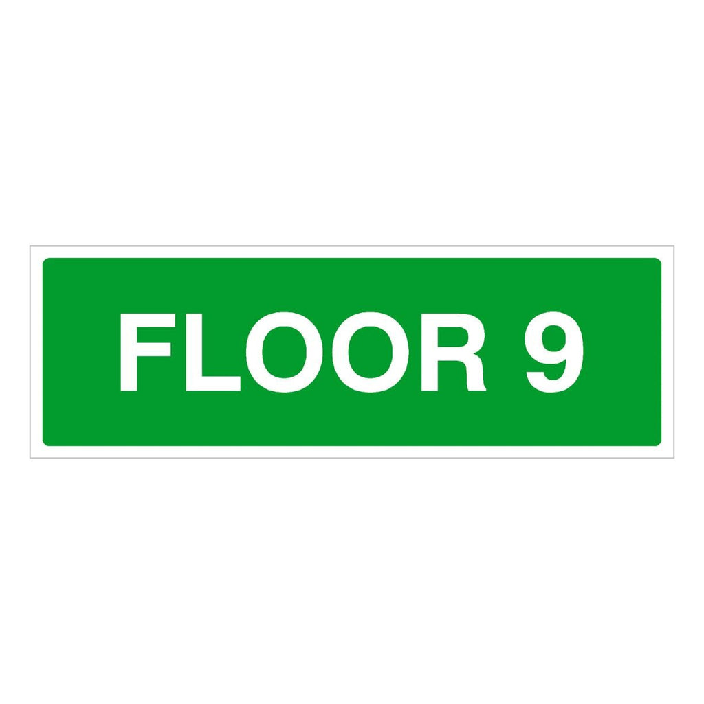 Floor 9 Identification Sign
