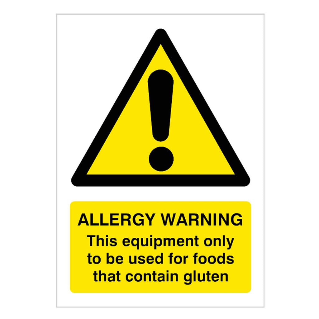 Food Allergy Warning Sign - The Sign Shed