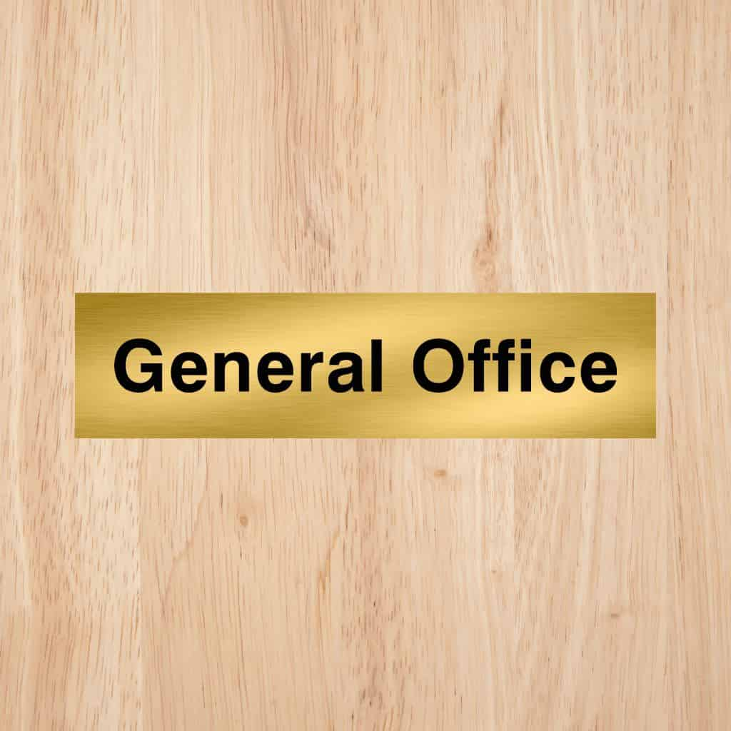 General Office Sign - The Sign Shed