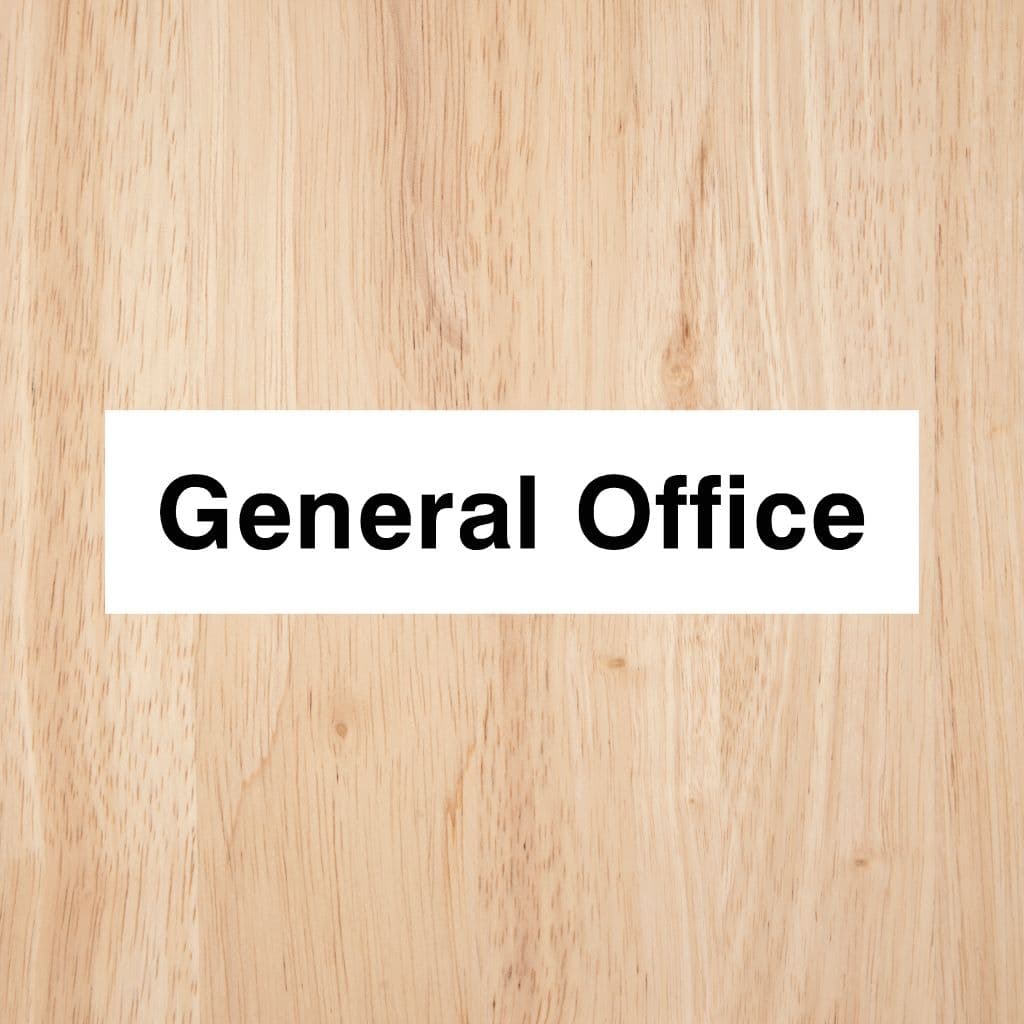 General Office Sign - The Sign Shed