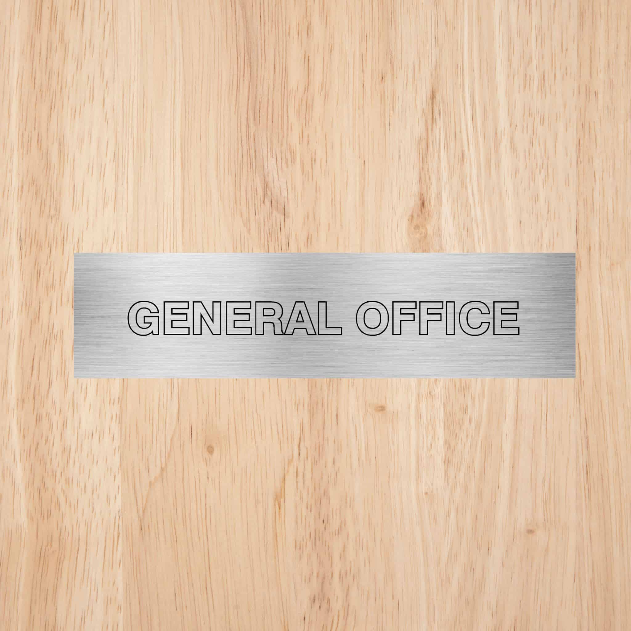 General Office Sign CAPS - The Sign Shed