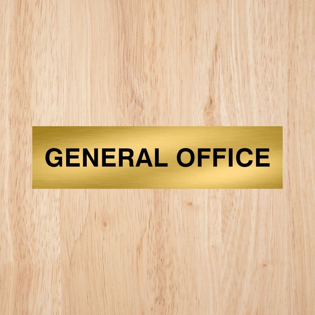 General Office Sign CAPS - The Sign Shed