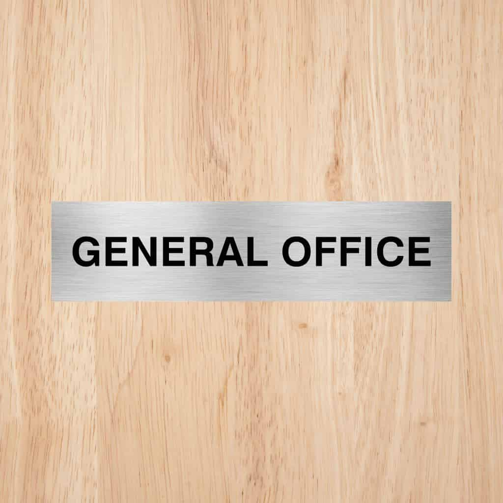 General Office Sign CAPS - The Sign Shed