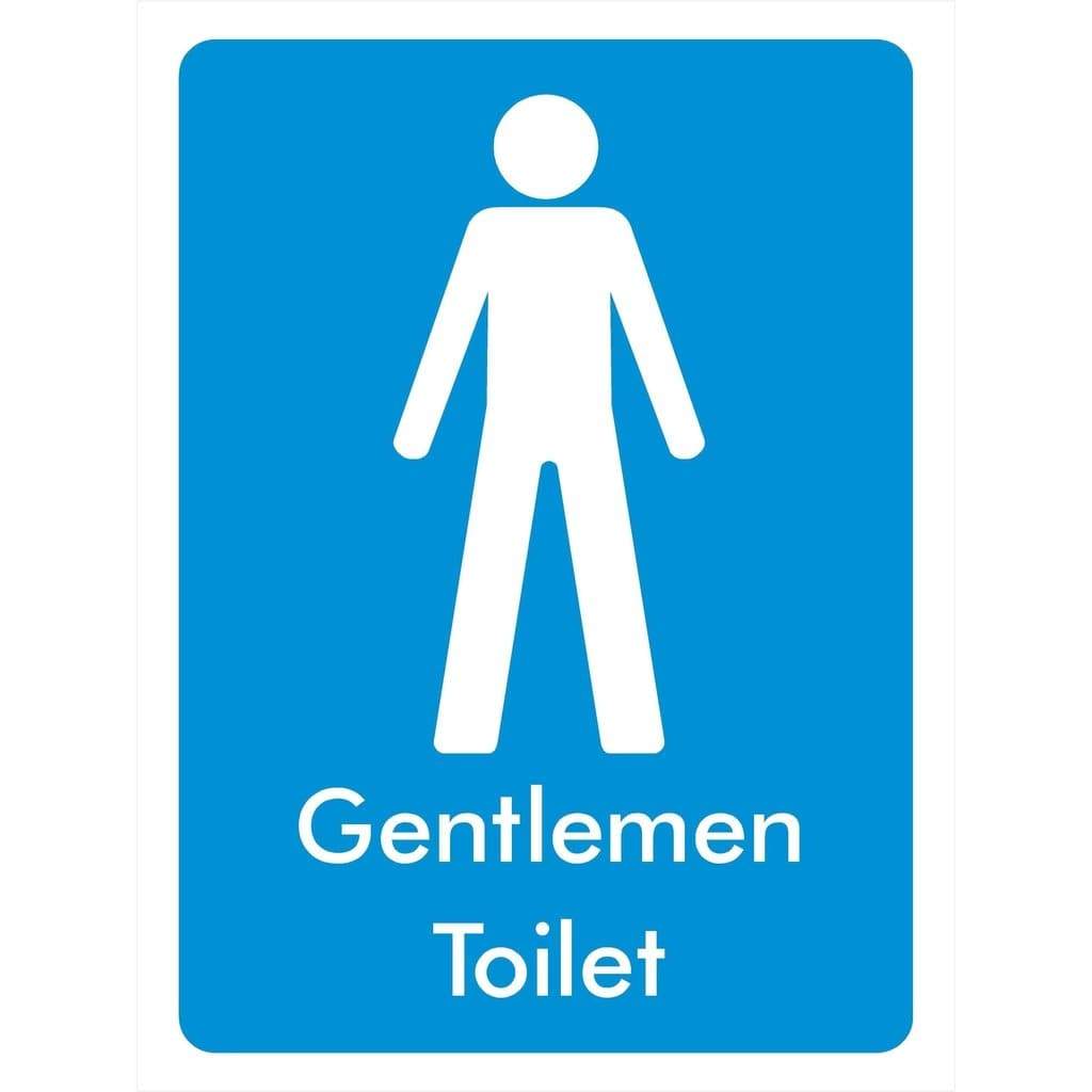 Gentlemen Toilet Sign - The Sign Shed