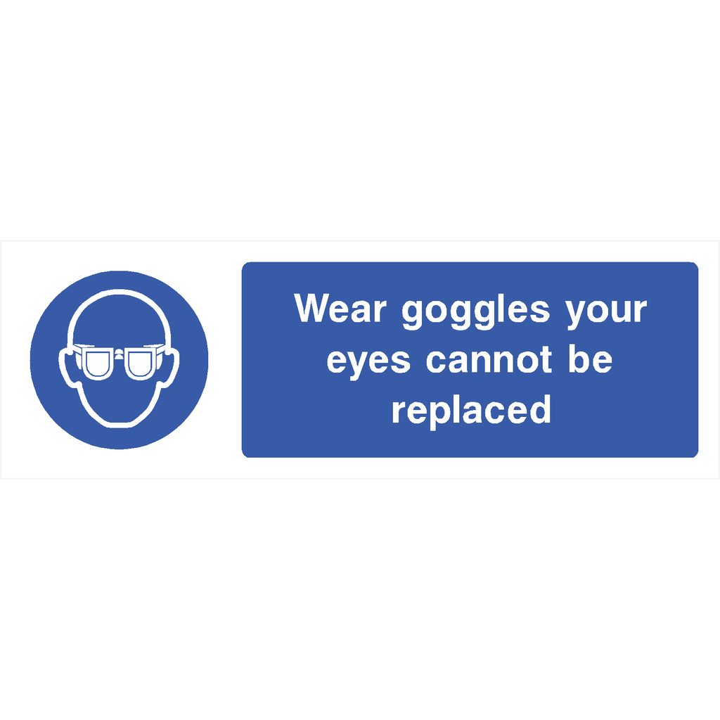 Eye Protection Signs | Biggest UK PPE Signs Range