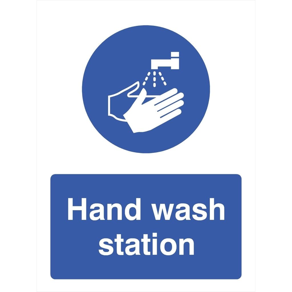 Hand Wash Station Sign - The Sign Shed