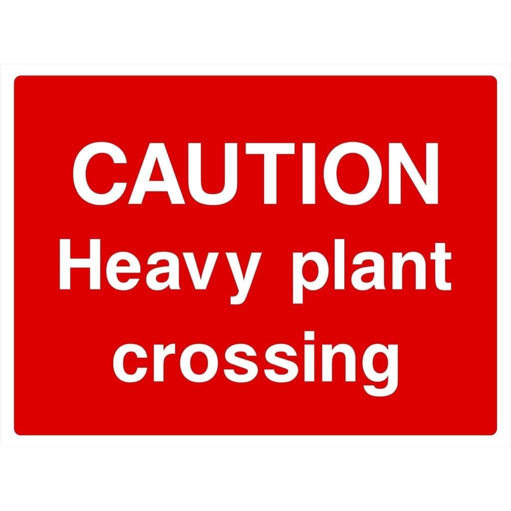 Heavy Plant Crossing Sign - The Sign Shed