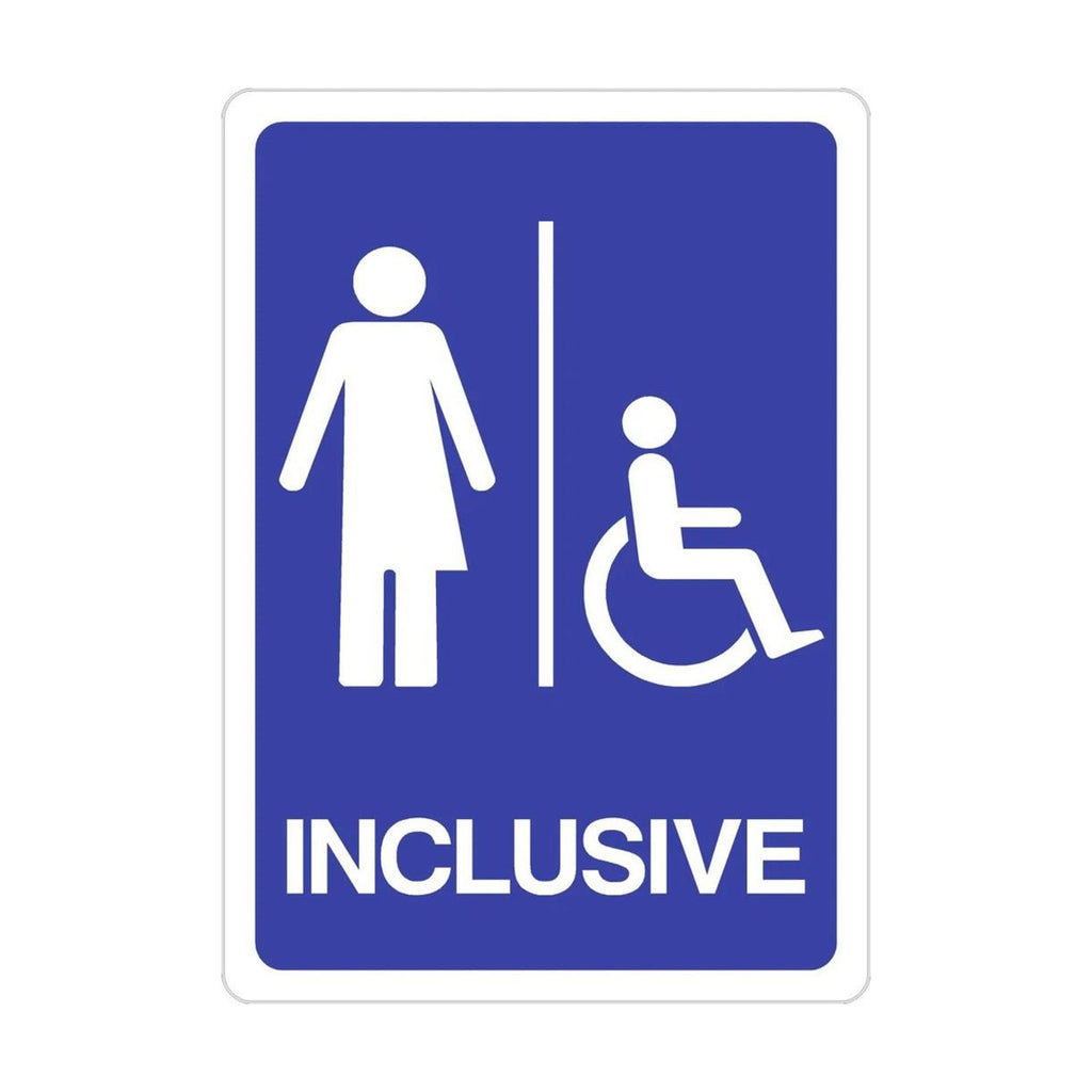 Inclusive Disabled Toilet Sign - The Sign Shed