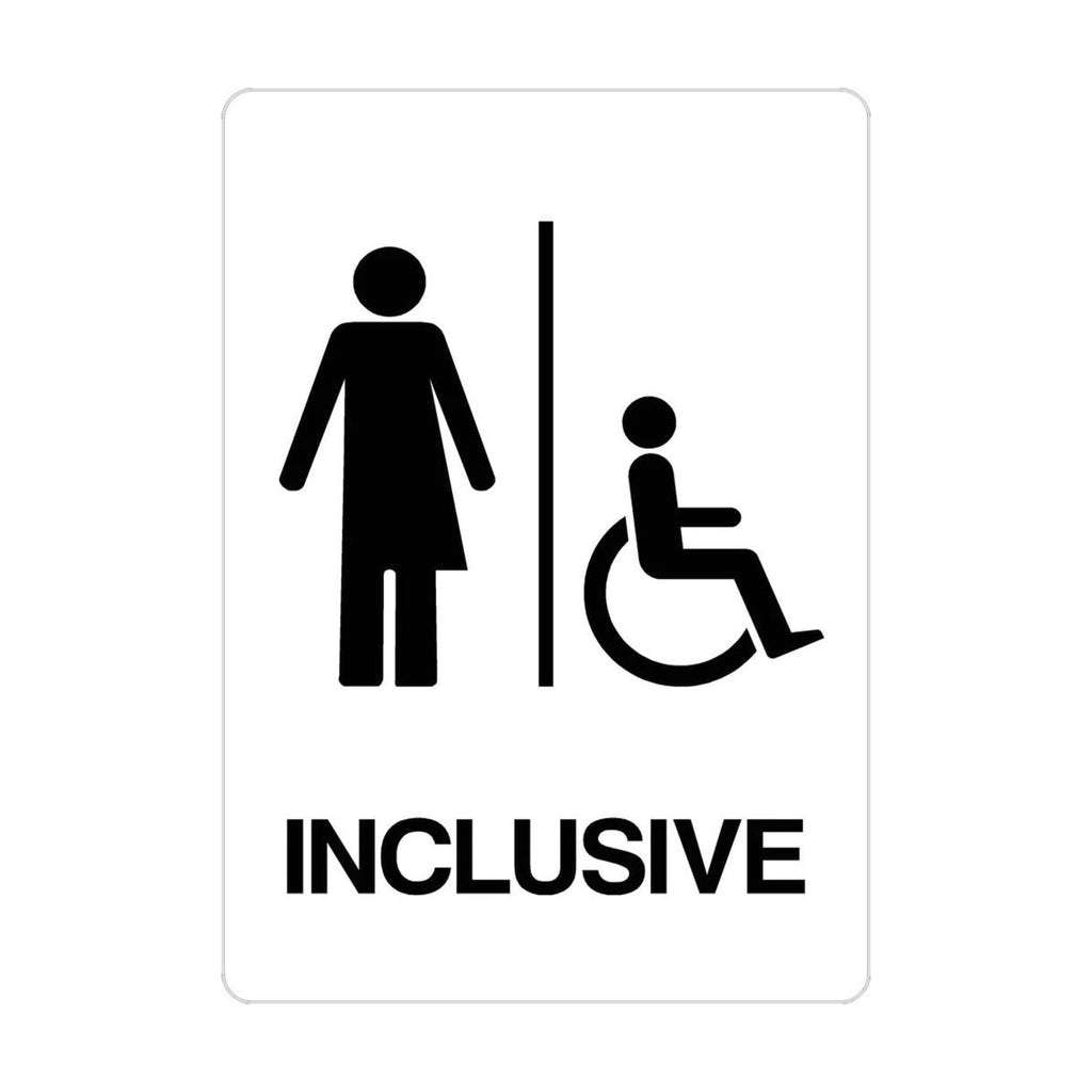 Inclusive Disabled Toilet Sign - The Sign Shed