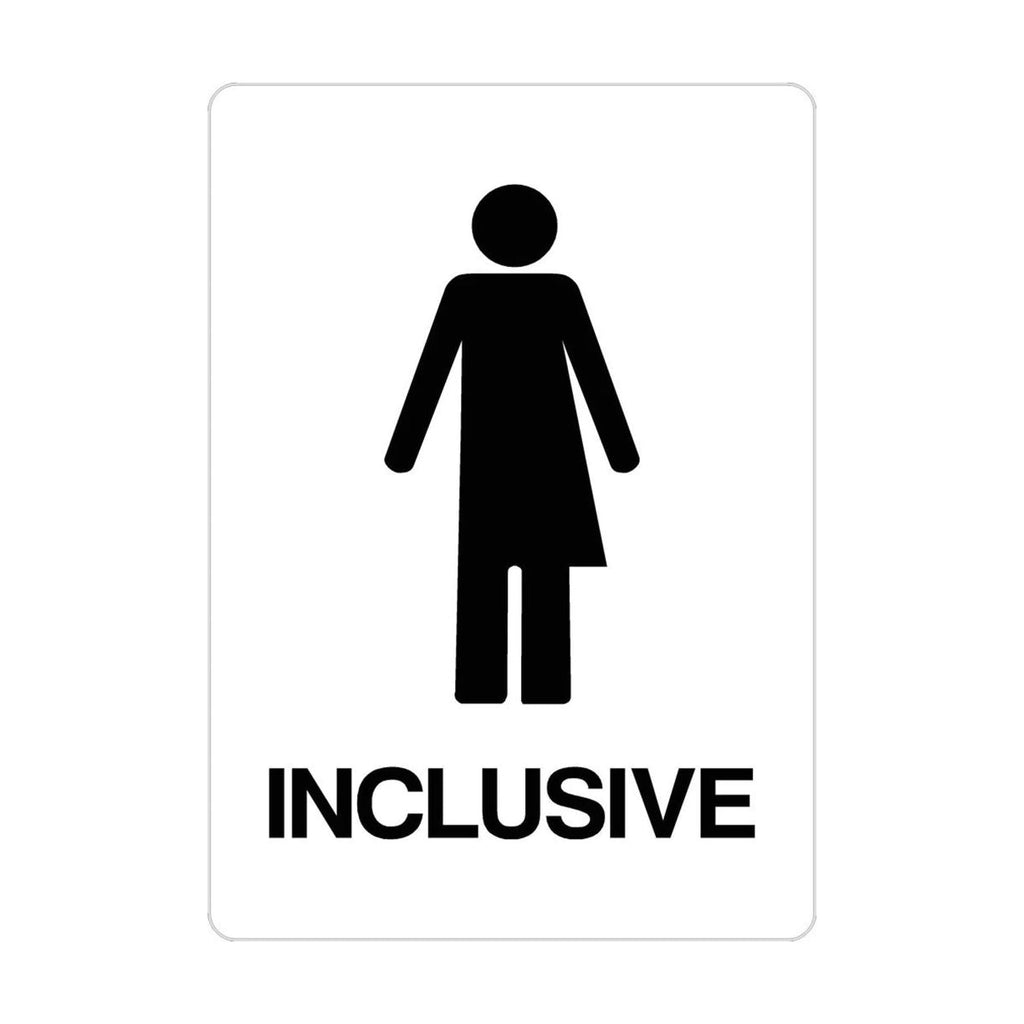 Handmade Inclusive Signs Inclusive Toilet Sign
