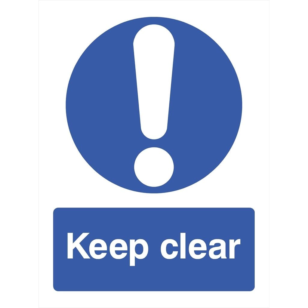 Keep Clear Sign - The Sign Shed