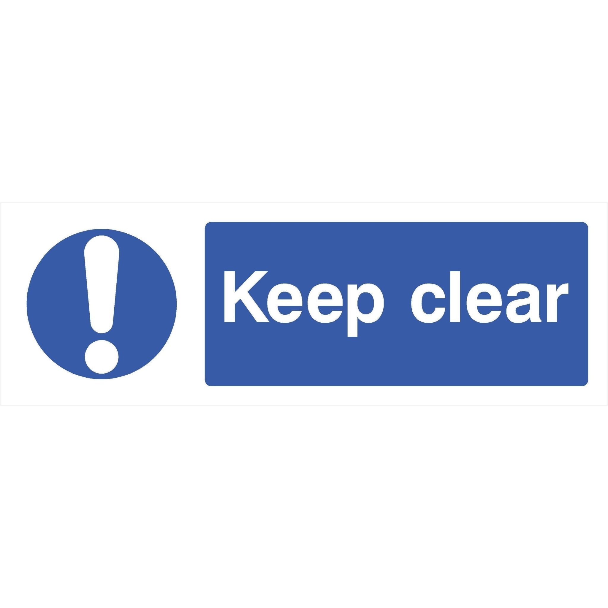 Clear Sign Log In Keep Clear Sign | Landscape