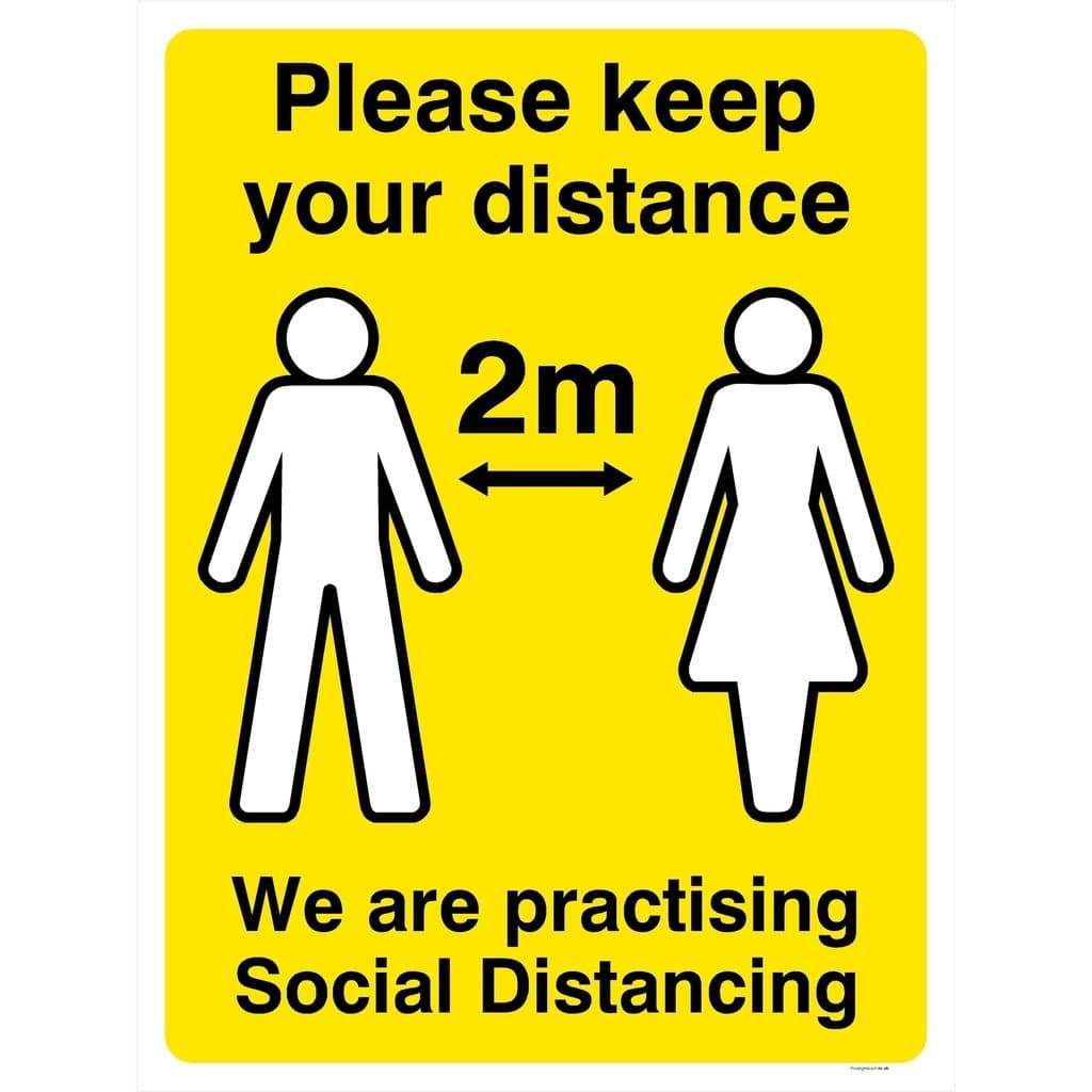 Distancing Buy Social Distancing Signs | Trade Prices