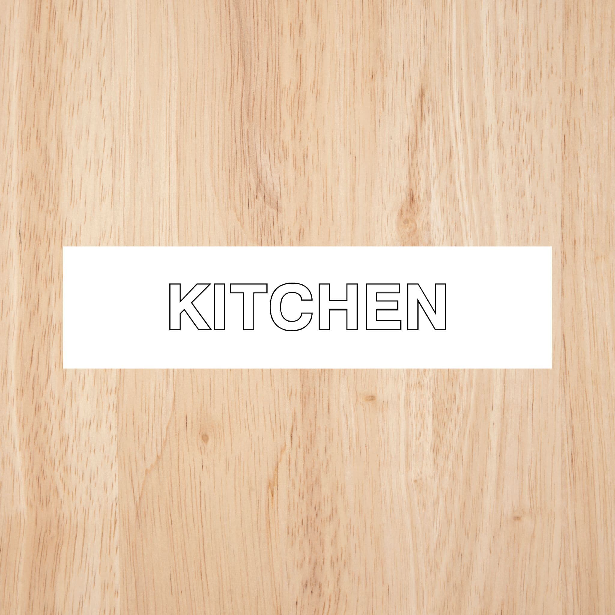 Kitchen Sign CAPS - The Sign Shed