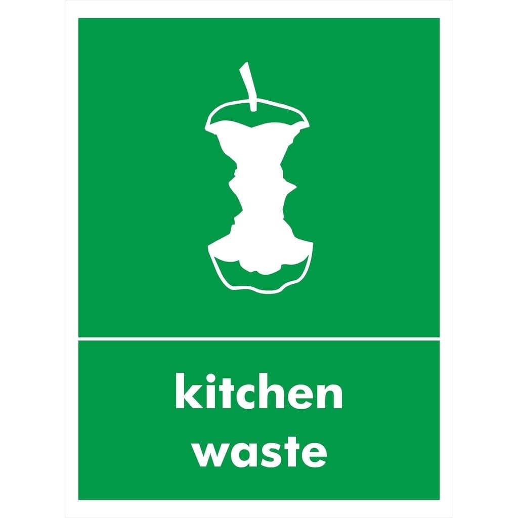 Kitchen Waste Recycling Sign - The Sign Shed