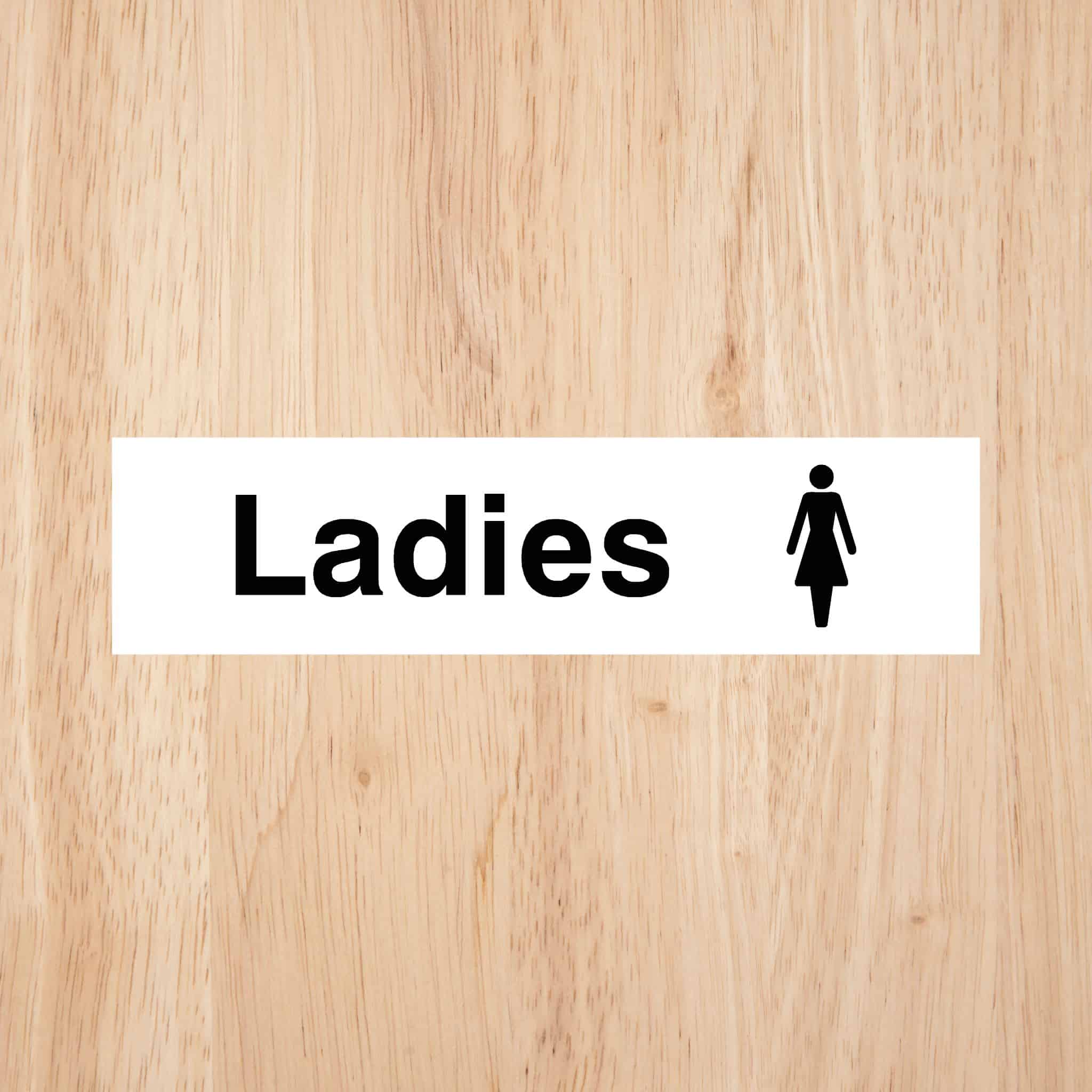 Ladies Toilet Standard Sign - The Sign Shed