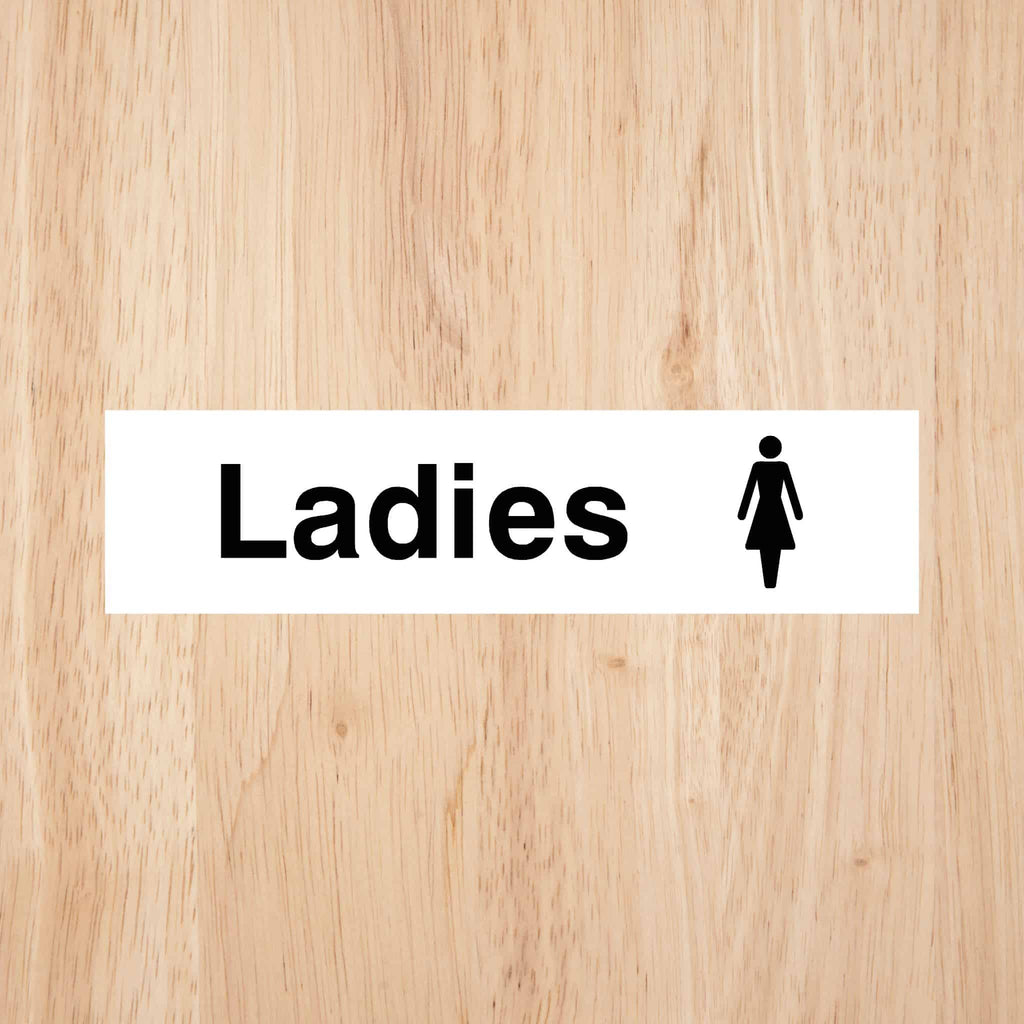 Ladies Toilet Standard Sign - The Sign Shed