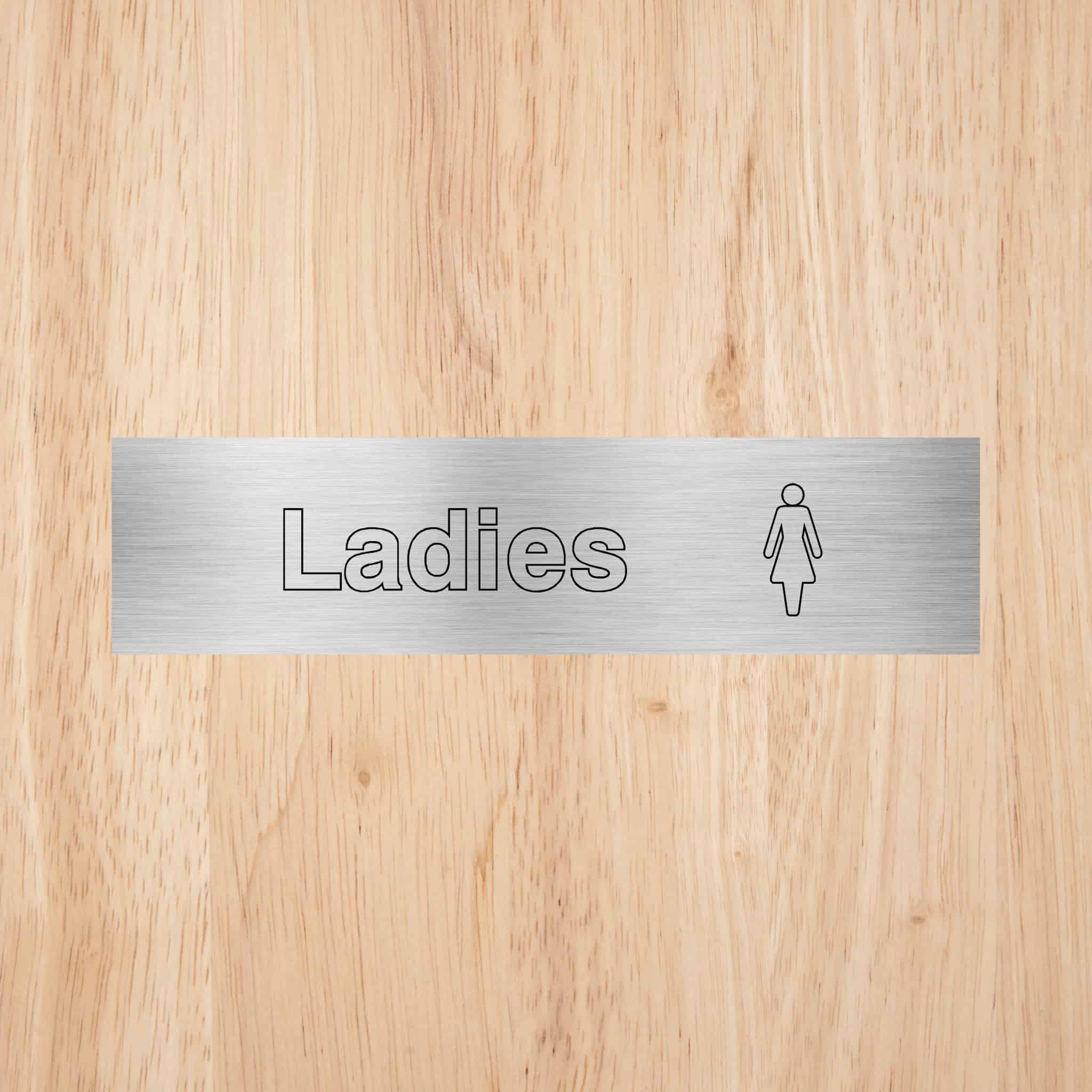 Ladies Toilet Standard Sign - The Sign Shed