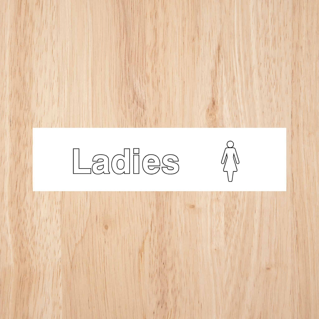 Ladies Toilet Standard Sign - The Sign Shed