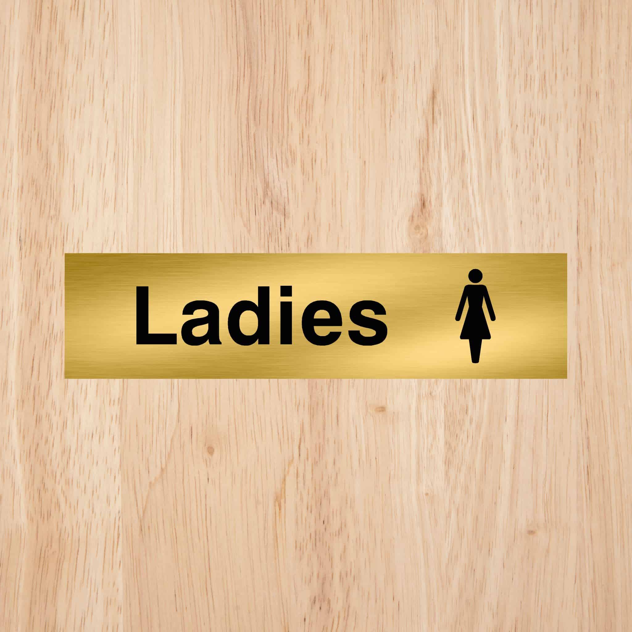 Ladies Toilet Standard Sign - The Sign Shed