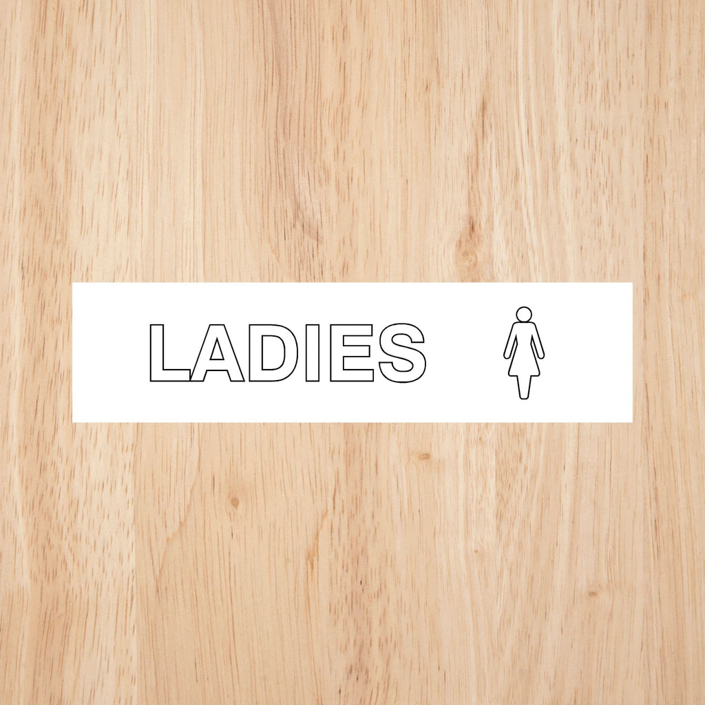 Ladies Toilet Standard Sign | CAPS - The Sign Shed