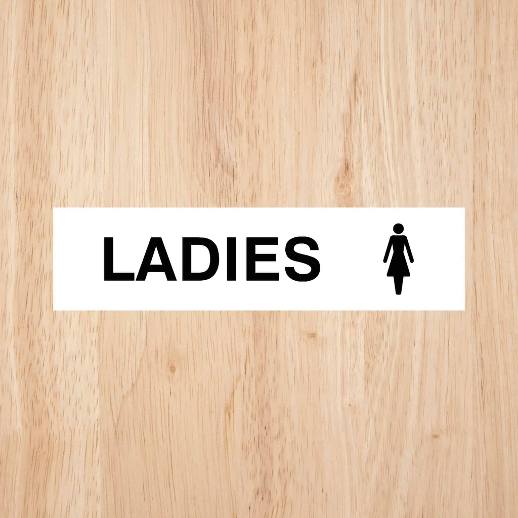 Ladies Toilet Door Sign | Washroom Signage