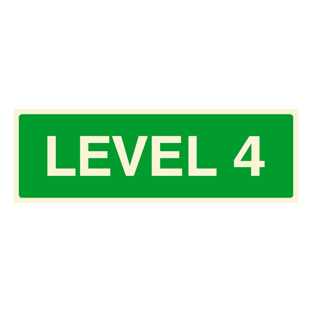 Rb4 Sign Level 4 Floor Identification Sign
