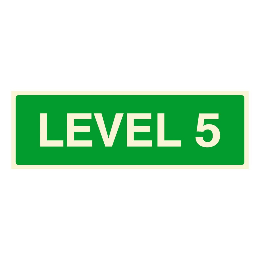 Level 5 Floor Identification Sign - The Sign Shed