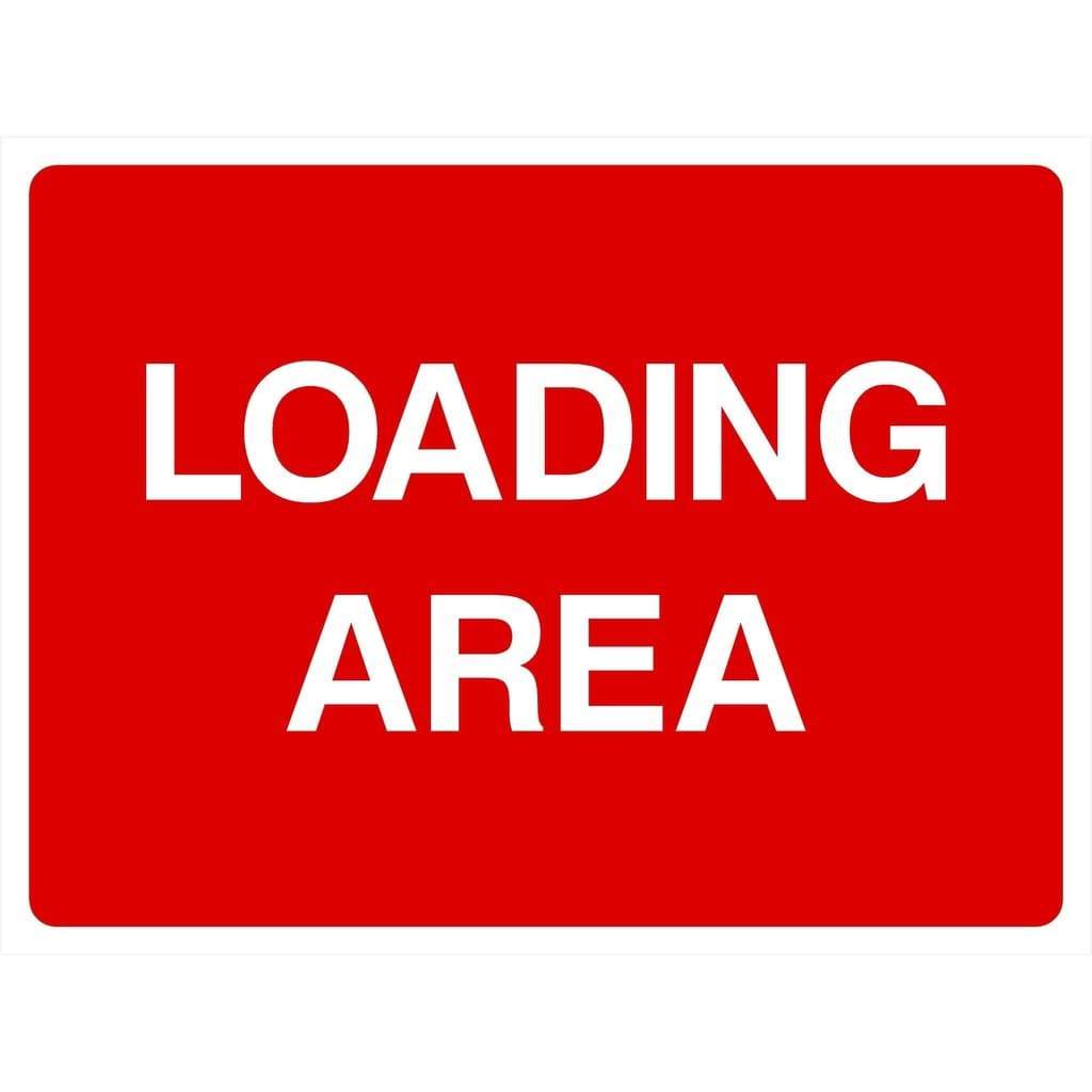 Loading Area Sign
