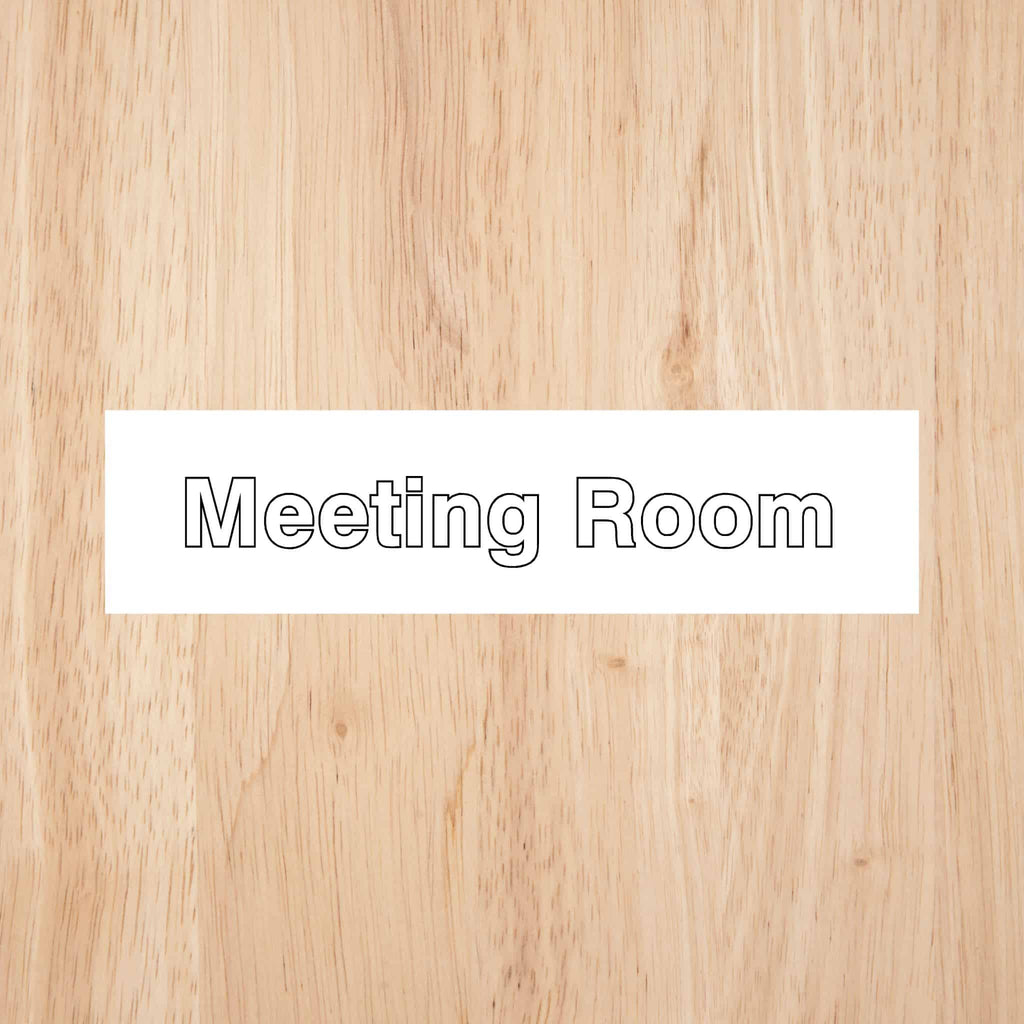 Meeting Room Door Sign - The Sign Shed