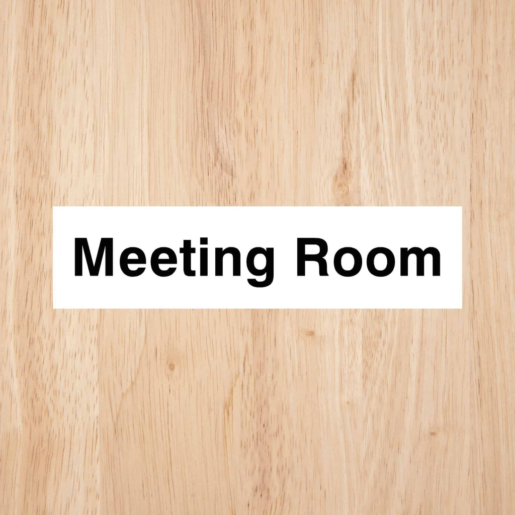 Meeting Room Door Sign - The Sign Shed