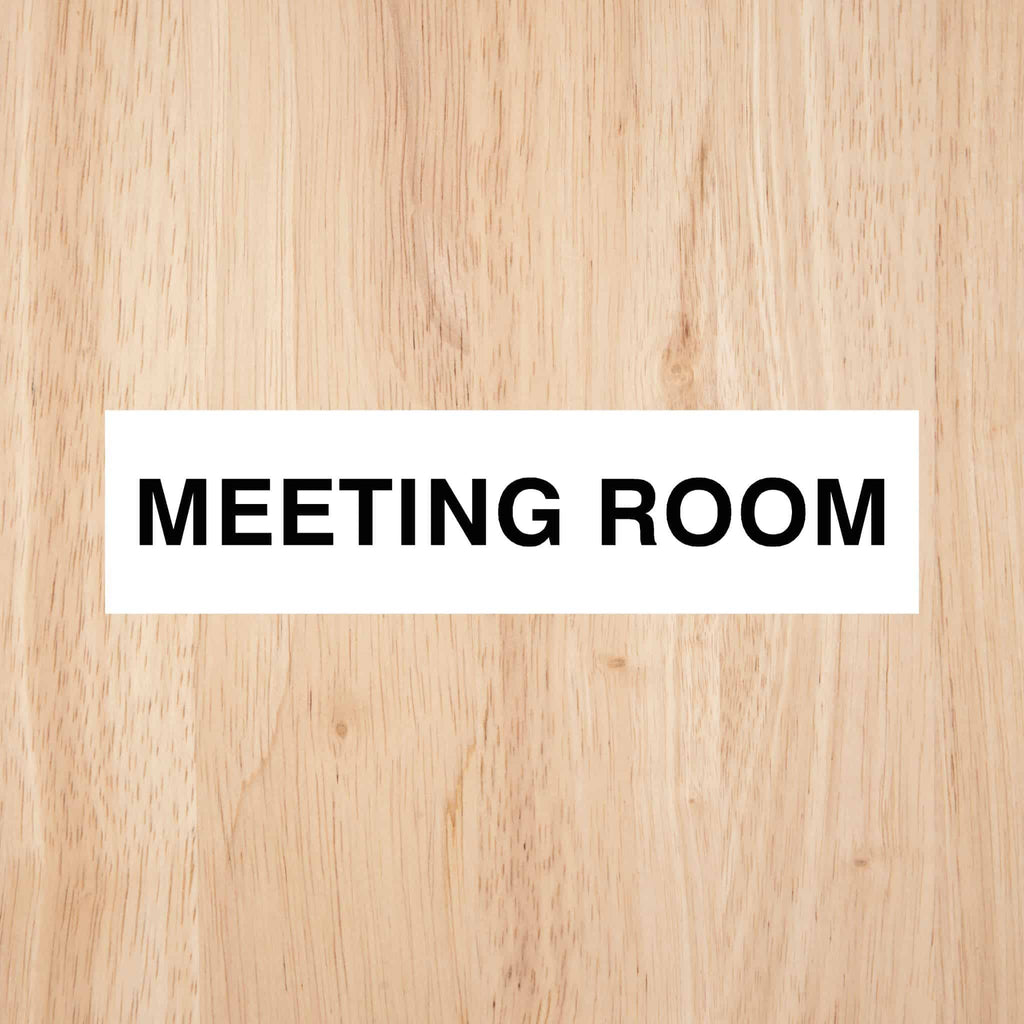 Meeting Room Door Sign CAPS - The Sign Shed