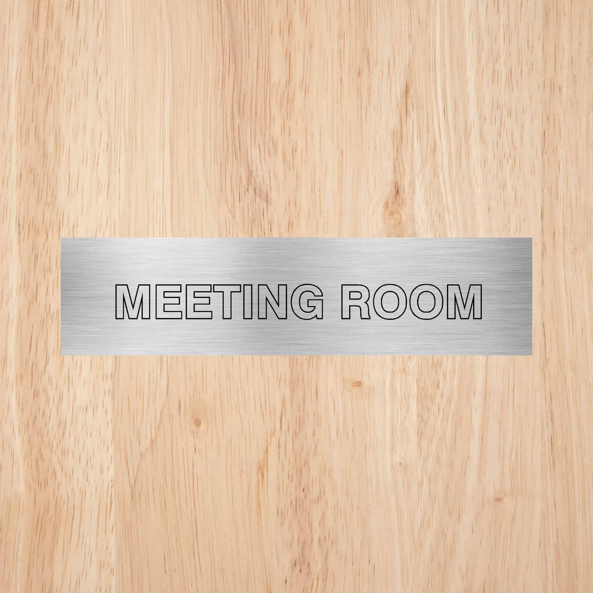 Meeting Room Door Sign CAPS - The Sign Shed
