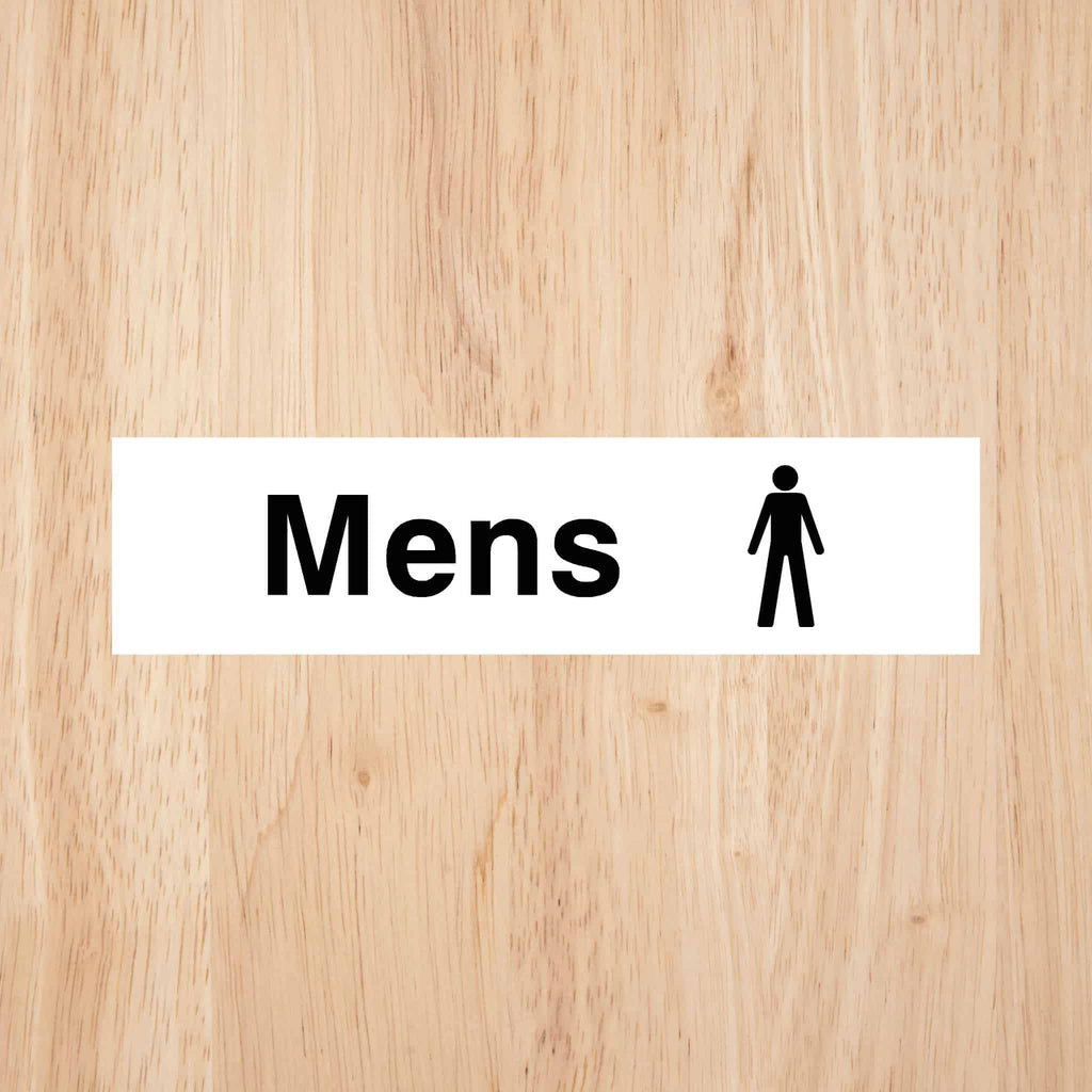 Mens Toilet Standard Sign - The Sign Shed