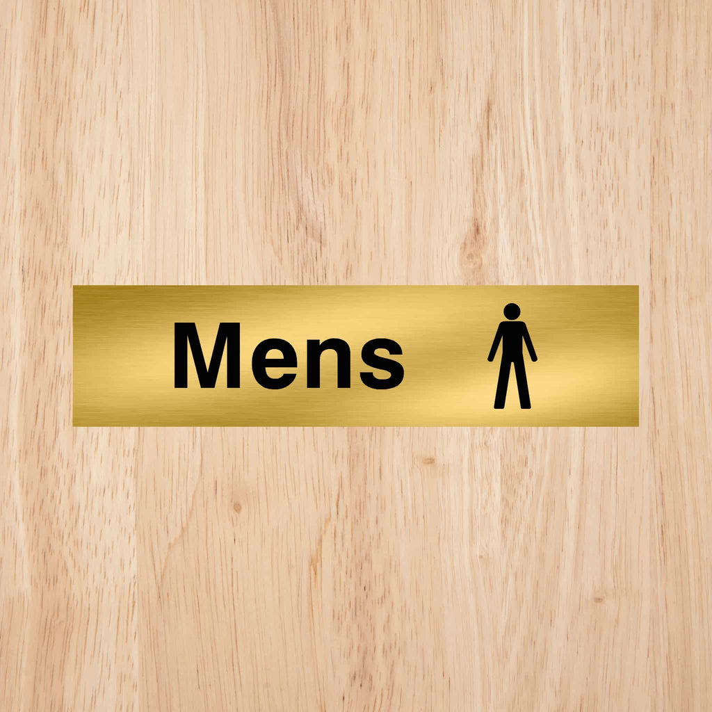 Mens Toilet Standard Sign - The Sign Shed