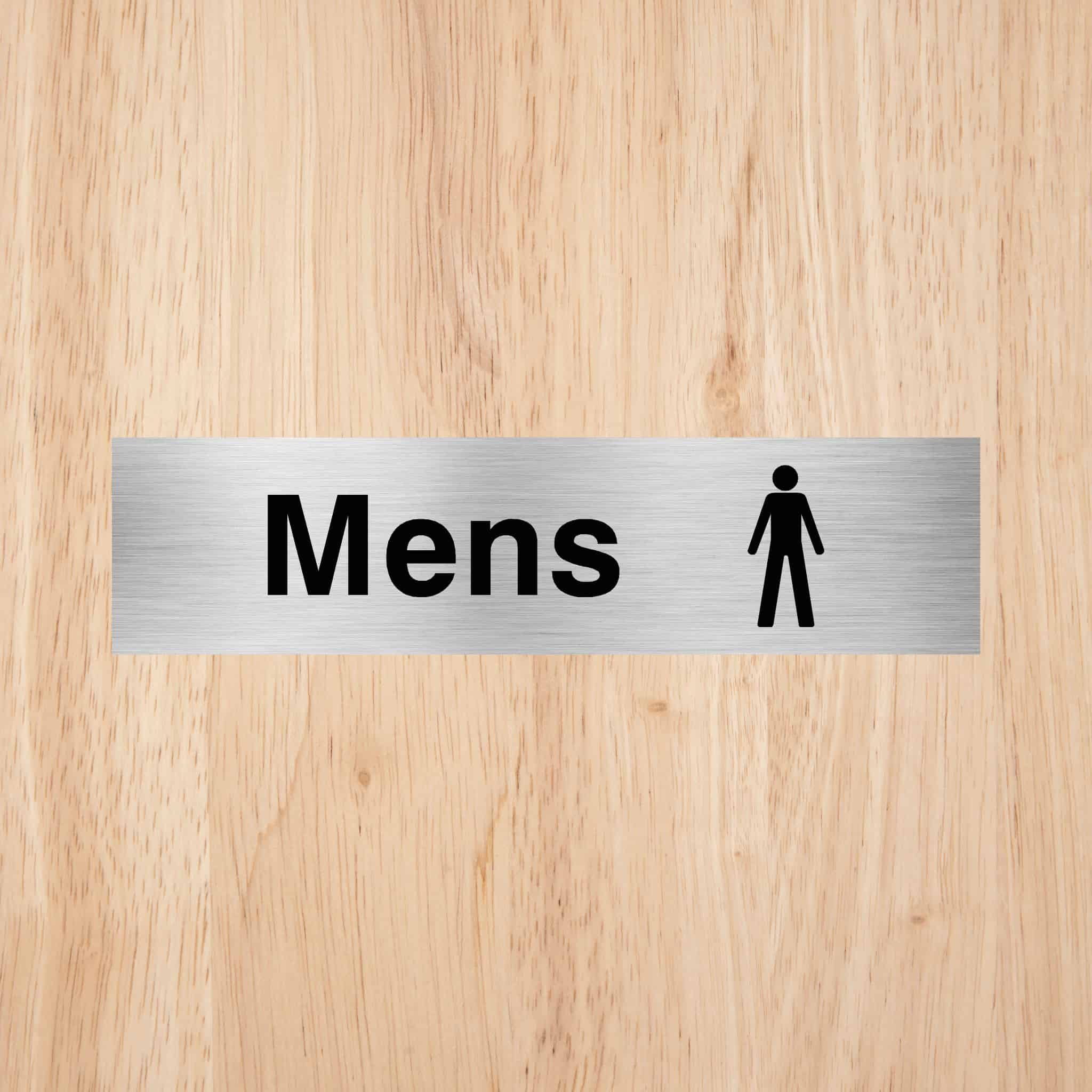 Mens Toilet Standard Sign - The Sign Shed