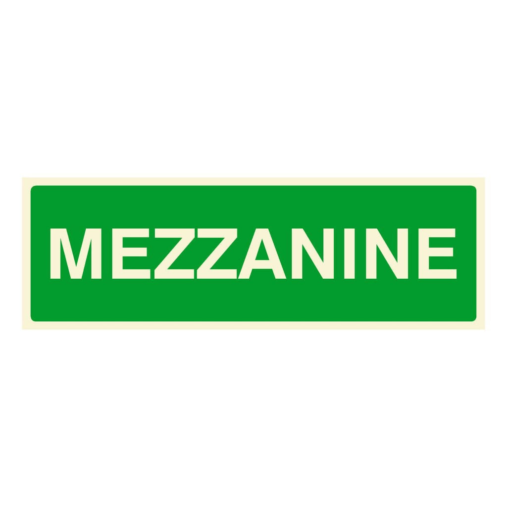 Mezzanine Floor Identification Sign - The Sign Shed