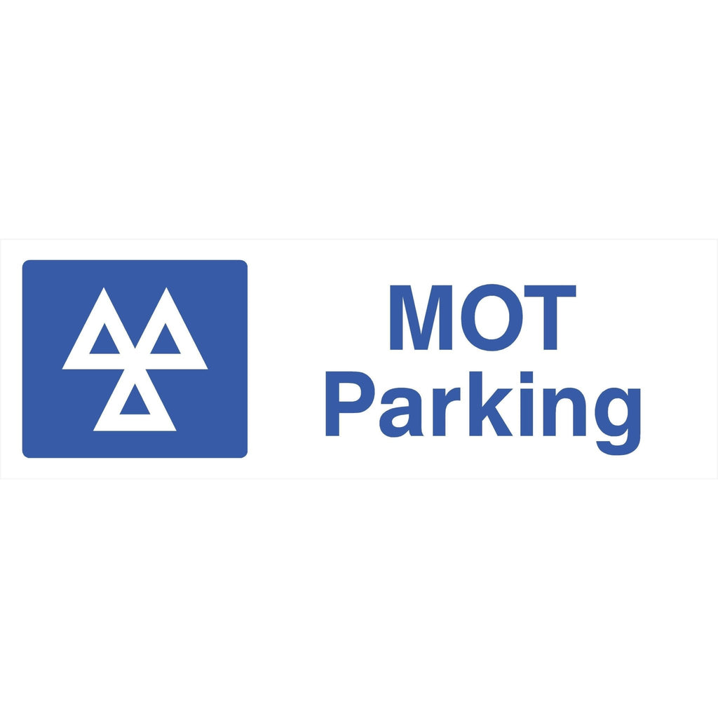 MOT Parking Sign - The Sign Shed