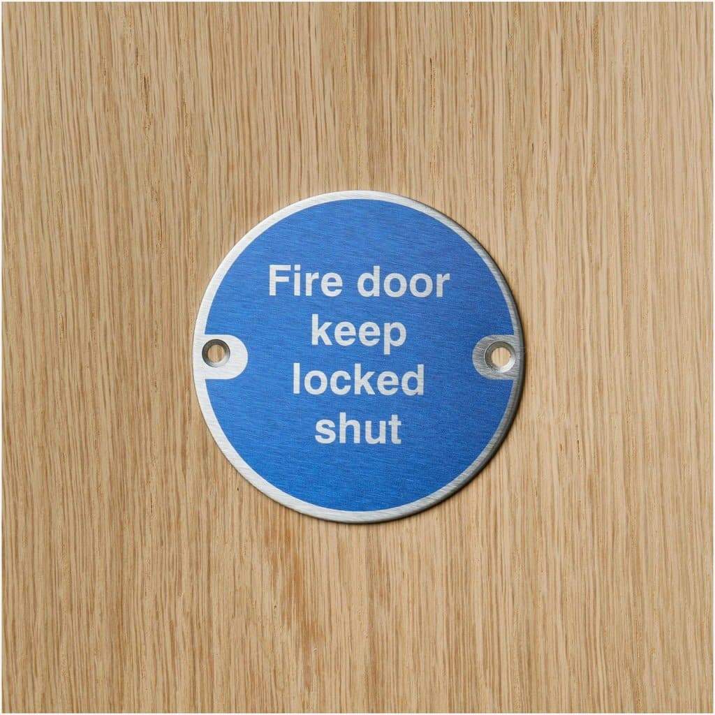 Fire Door Keep Locked Sign 10 Pack – The Sign Shed