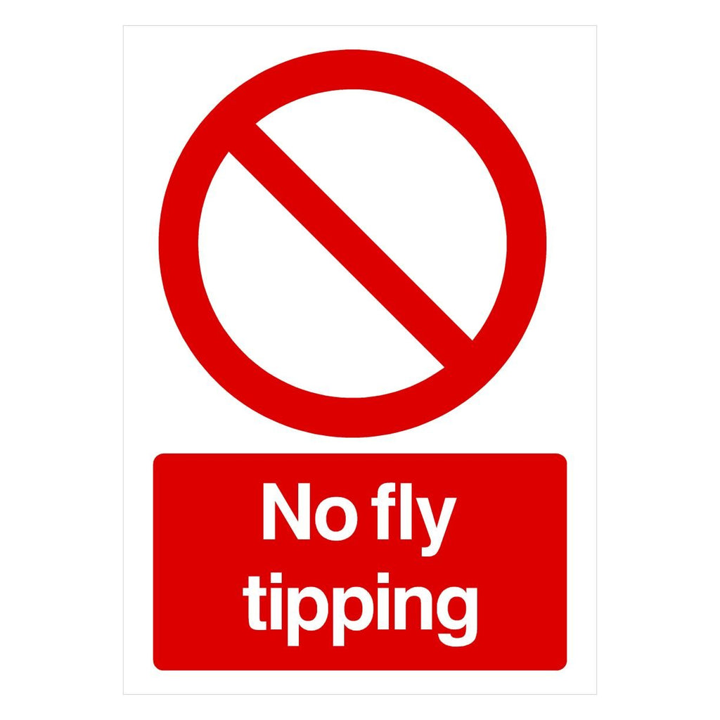 No Fly Tipping Sign - The Sign Shed