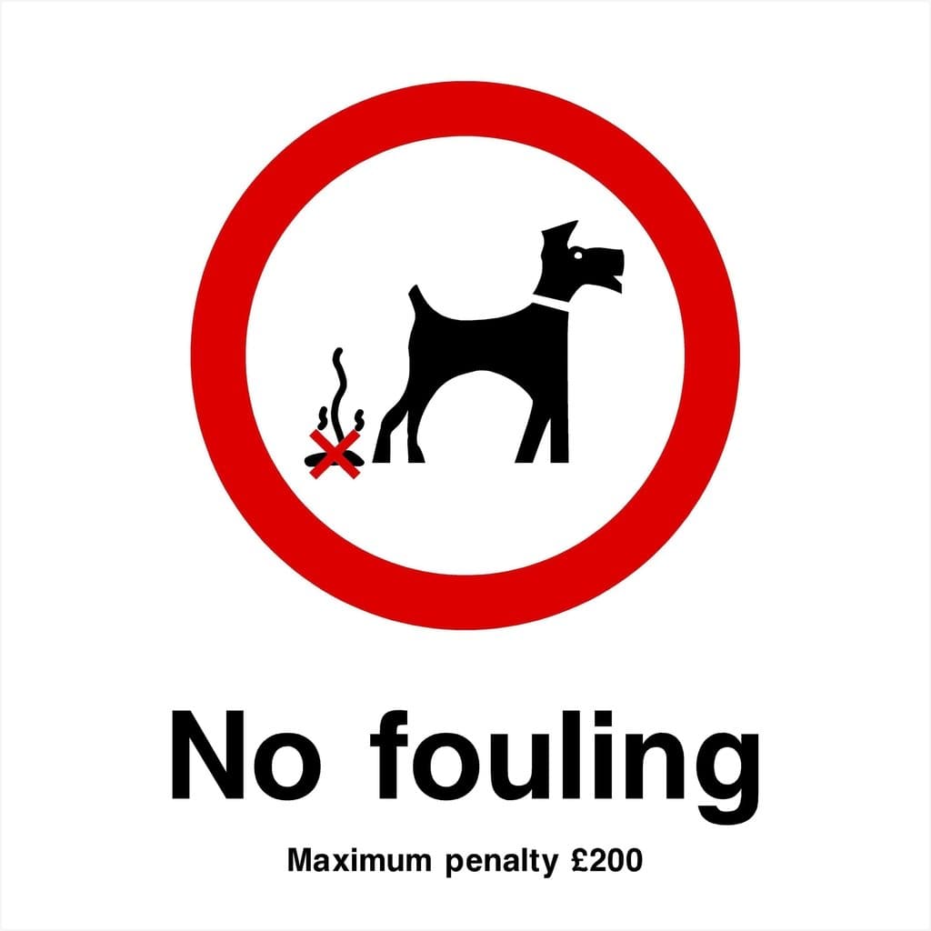 No Fouling Maximum Penalty Sign - The Sign Shed