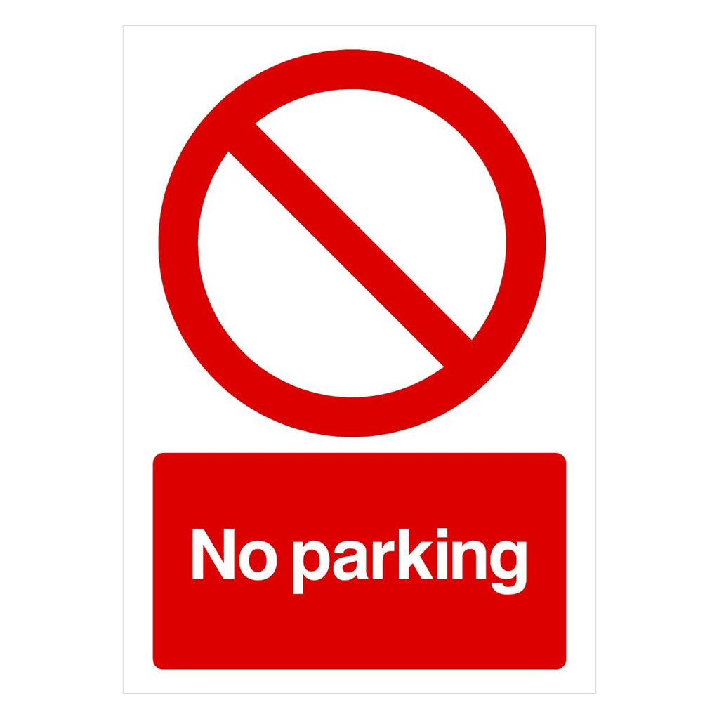 No Parking Sign - The Sign Shed