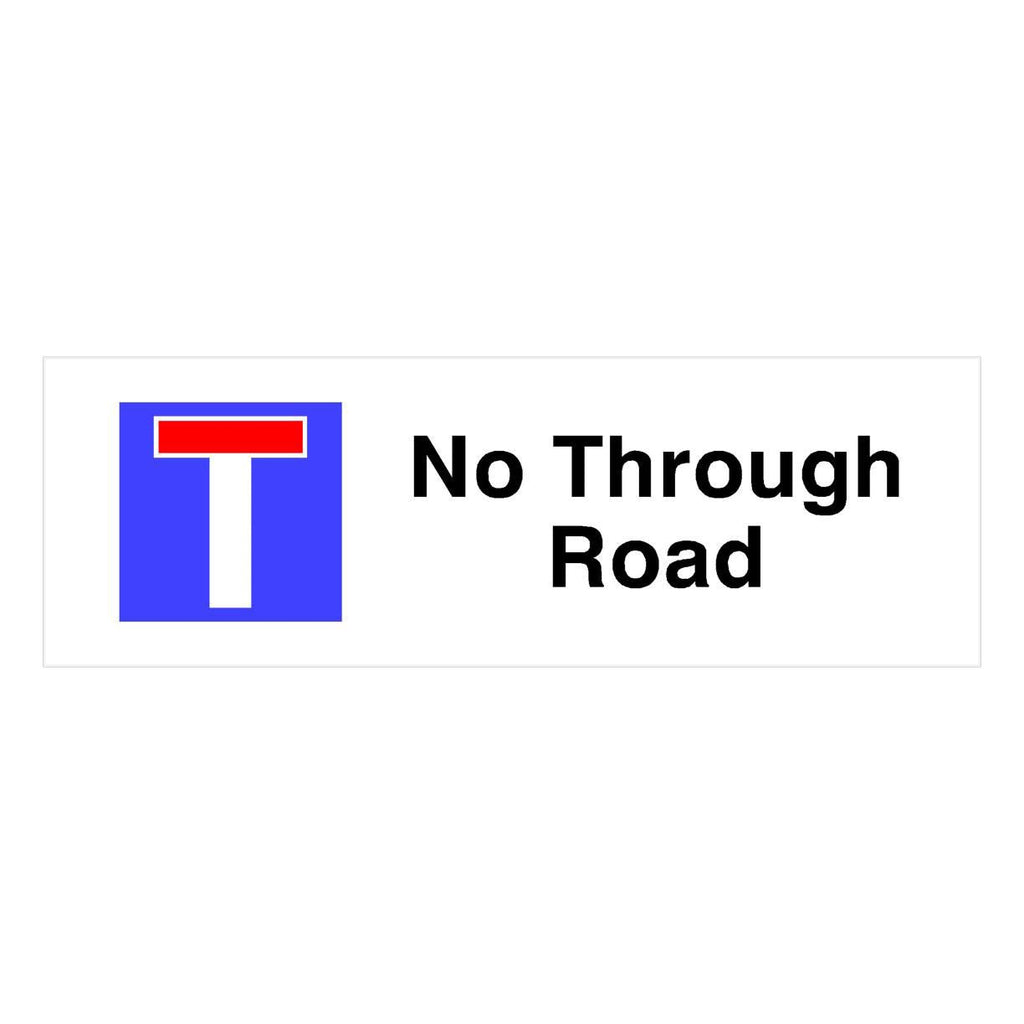 No Through Road Landscape Sign - The Sign Shed