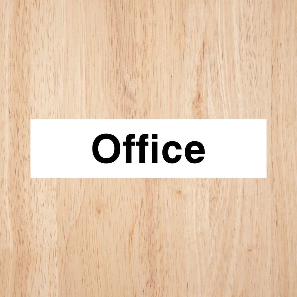 Office Sign - The Sign Shed