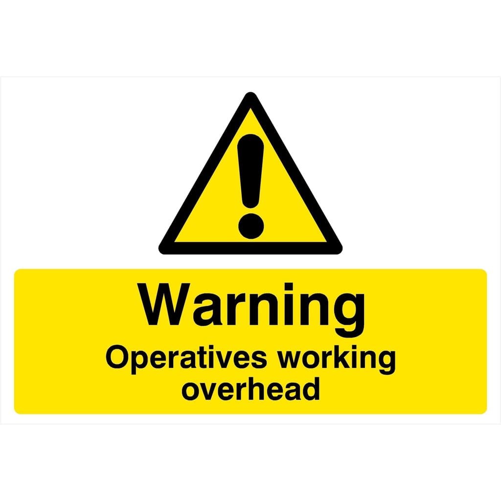 Operatives Working Overhead Sign - The Sign Shed