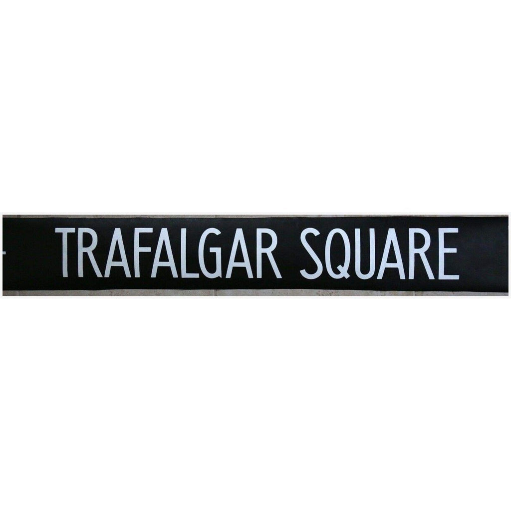 Original Framed Bus Destination Blind - TRAFALGAR SQUARE - The Sign Shed