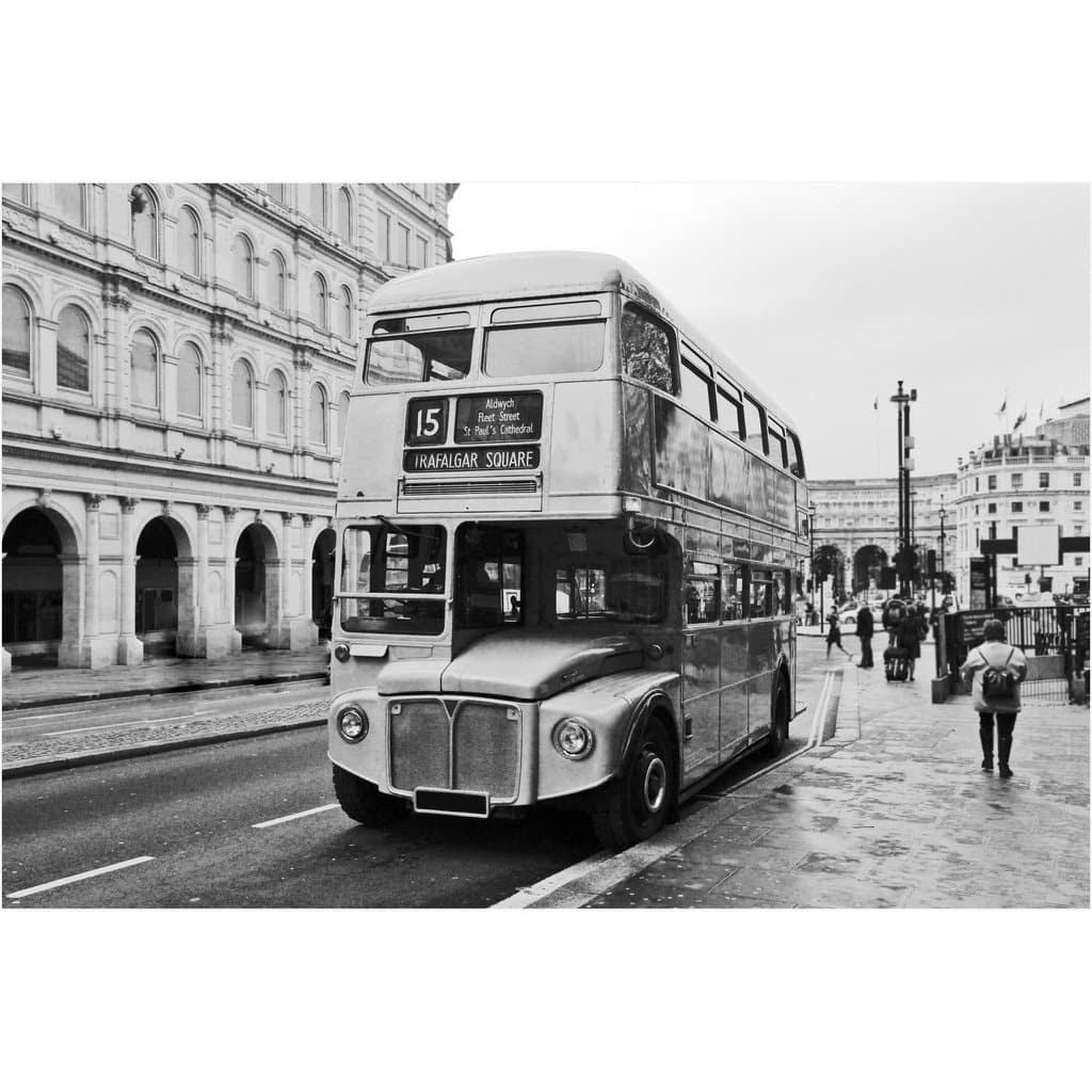 Original Framed Bus Destination Blind - TRAFALGAR SQUARE - The Sign Shed