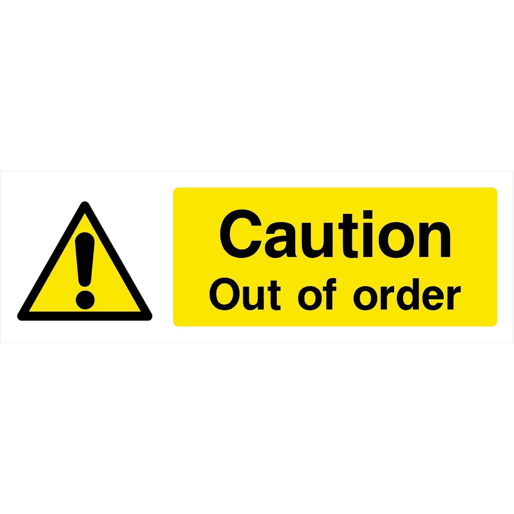 Out Of Order Sign - The Sign Shed