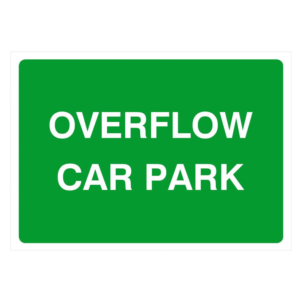 Overflow Car Park Sign - The Sign Shed
