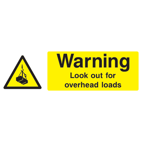 Overhead Loads Sign - The Sign Shed
